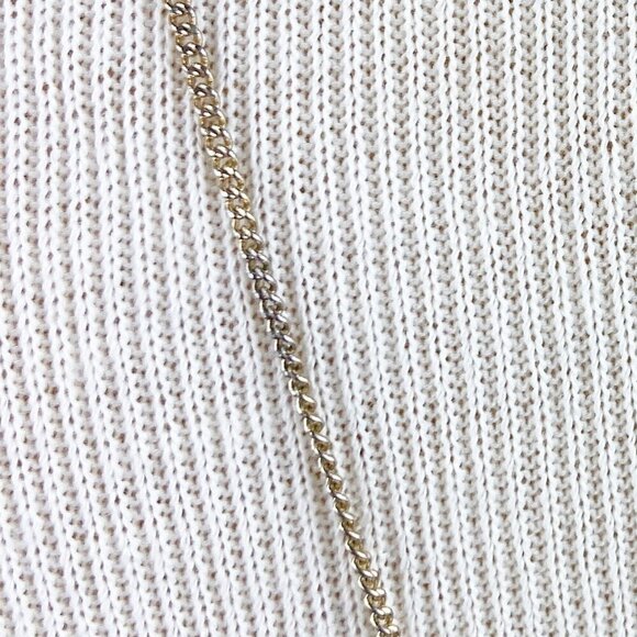 Gold Tone Charm Feather Beaded Necklace - Picture 5 of 5